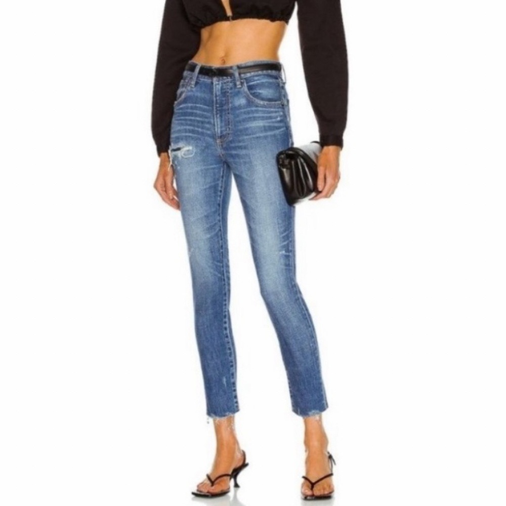 Moussy Vintage Hammond Jeans Distressed Raw Hem *No Size Tag